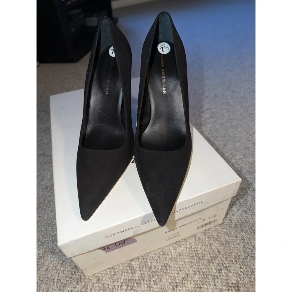 womens good american GA001S-E Size 7.5 Heels